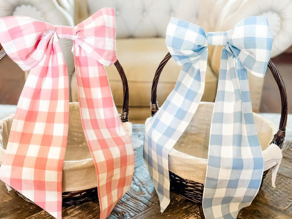 Preorder Gingham Easter Sash