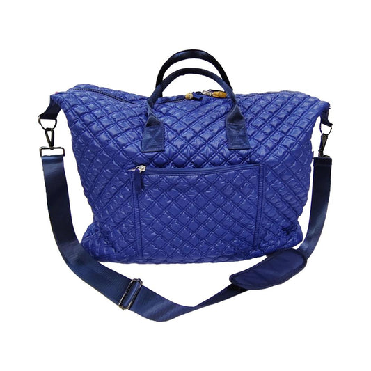 TRVL Overpacker- Bluebell Quilted Duffle