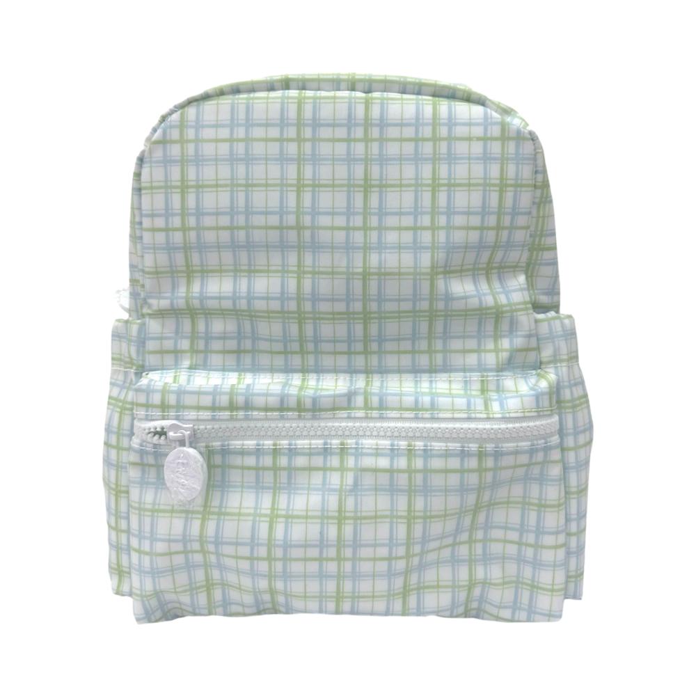 TRVL Mini Backer- Classic Plaid Green