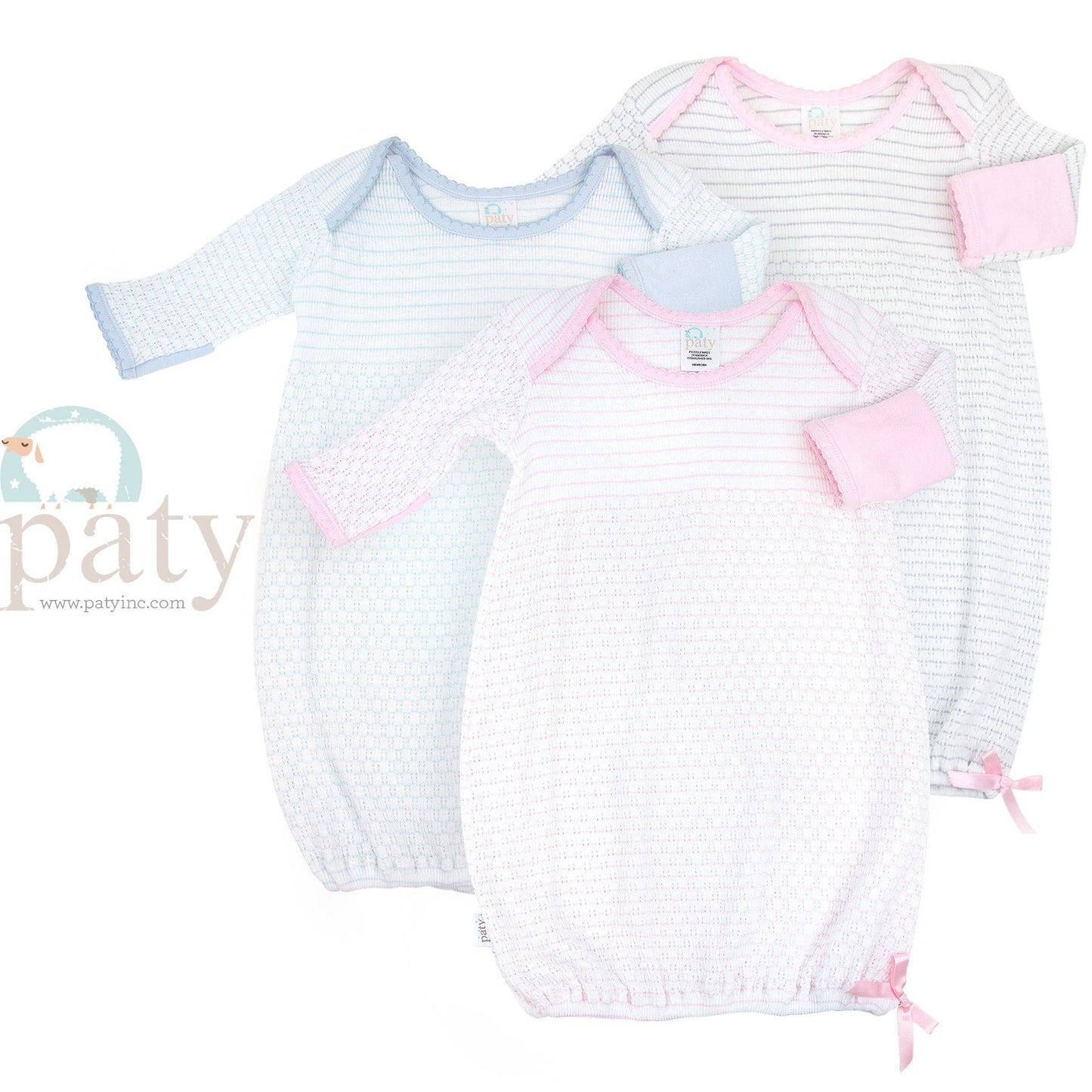 PREORDER Pinstripe Paty Shoulder Gown