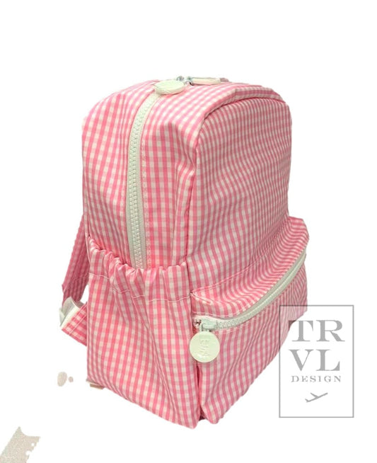 TRVL Mini Backer- Pink Gingham