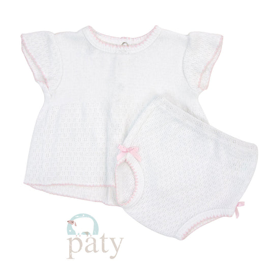 PREORDER Paty Flutter Sleeve Diaper Set #131
