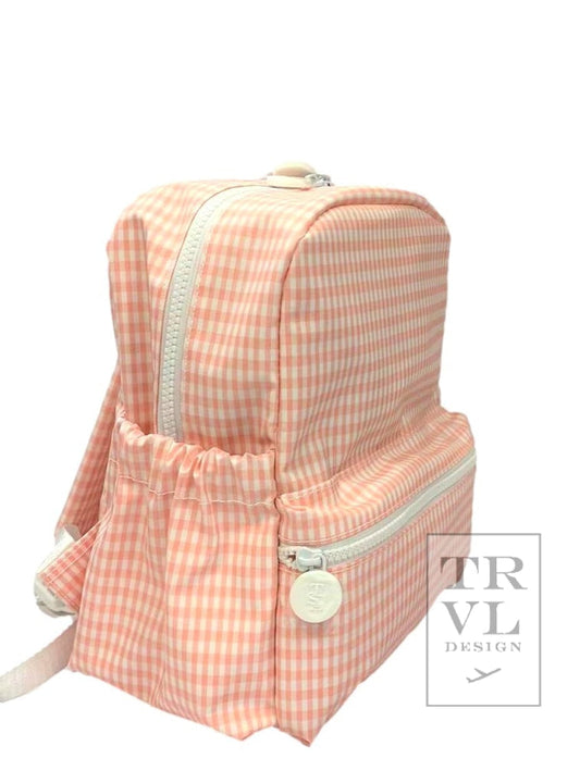 TRVL Mini Backer- Taffy Gingham