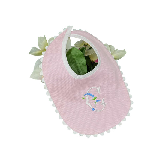 Pink Pique Bib