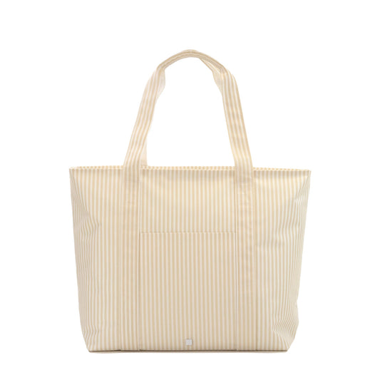 TRVL Jumbo Tote- Pimlico Stripe Sand