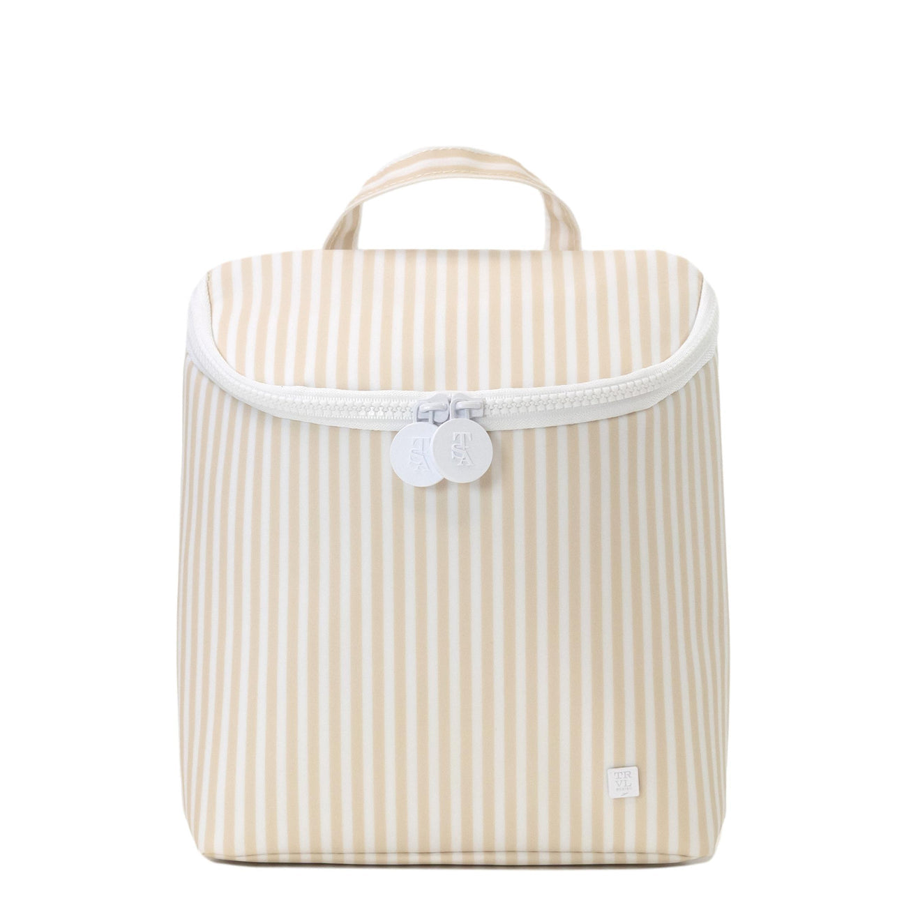 TRVL Takeaway Lunch Bag- Insulated Pimlico Stripe Sand