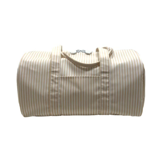 TRVL Weekender- Pimlico Stripe Sand Duffle Bag