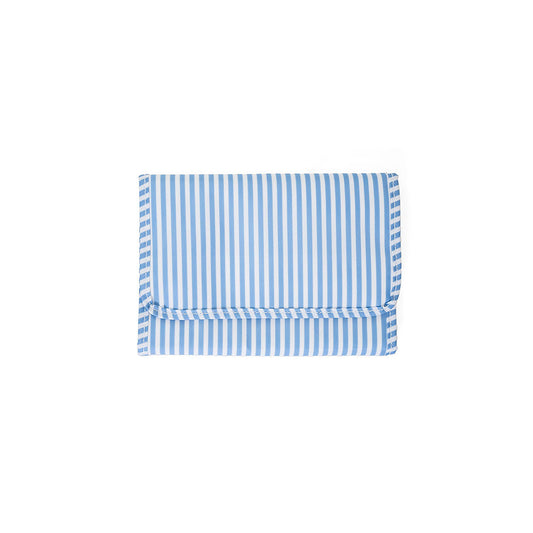 TRVL Mini Roll Up Hanging Bag- Pimlico Stripe Chambray