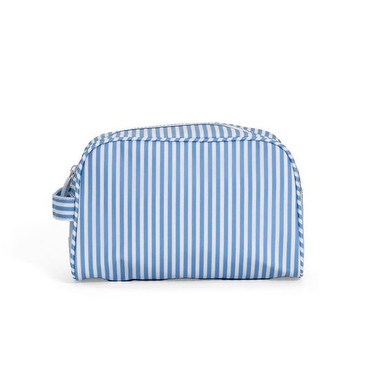 TRVL Toiletry Bag- Pimlico Stripe Chambray