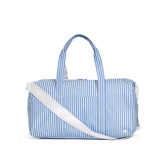 TRVL Weekender- Pimlico Stripe Chambray Duffle Bag