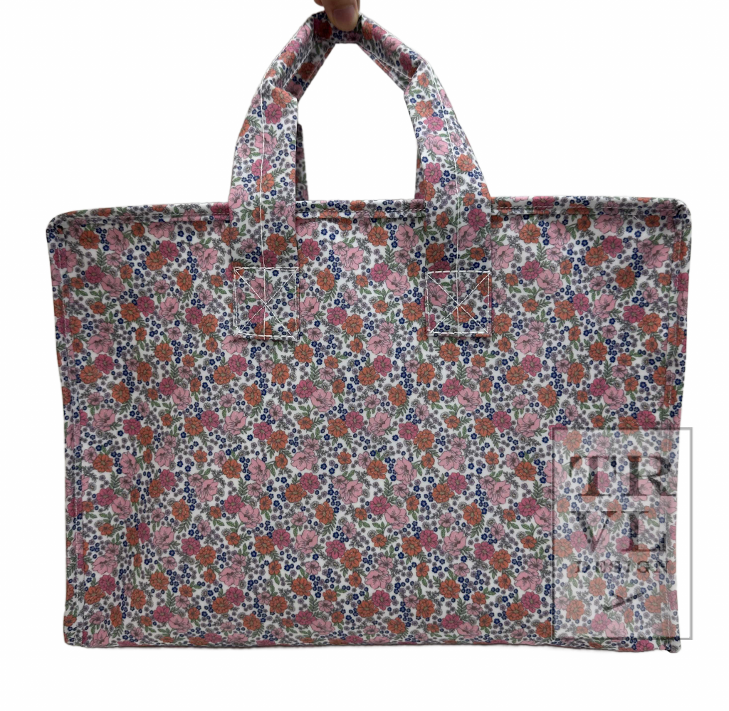 TRVL Overnight Tote -Garden Floral