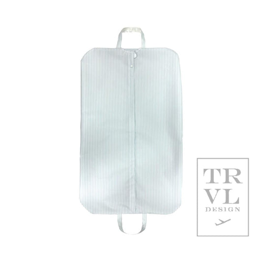 TRVL Garment Bag- Pimlico Stripe Blue