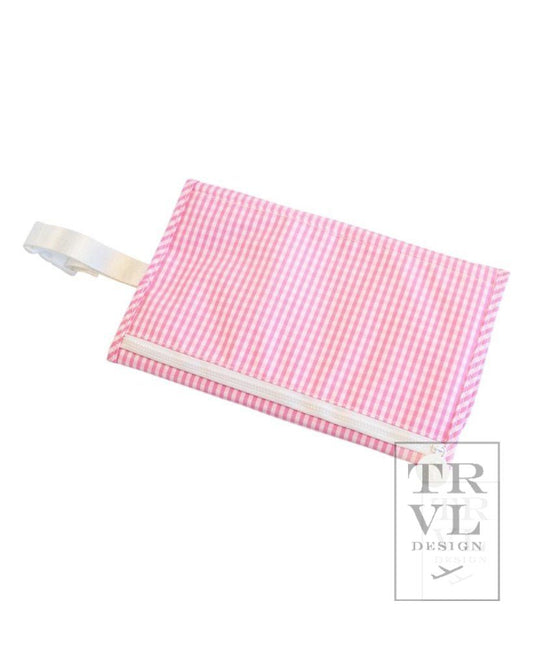 TRVL Game Changer Pad- Pink Gingham