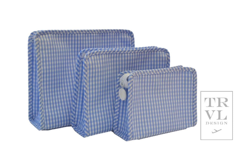 TRVL Roadie- Sky Gingham