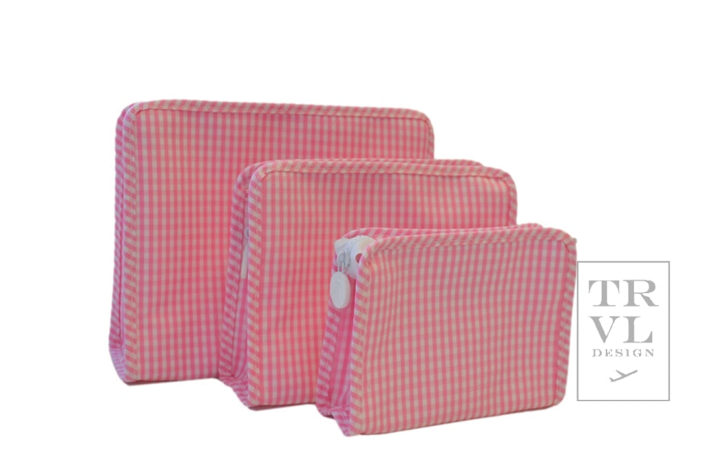 TRVL Roadie- Pink Gingham