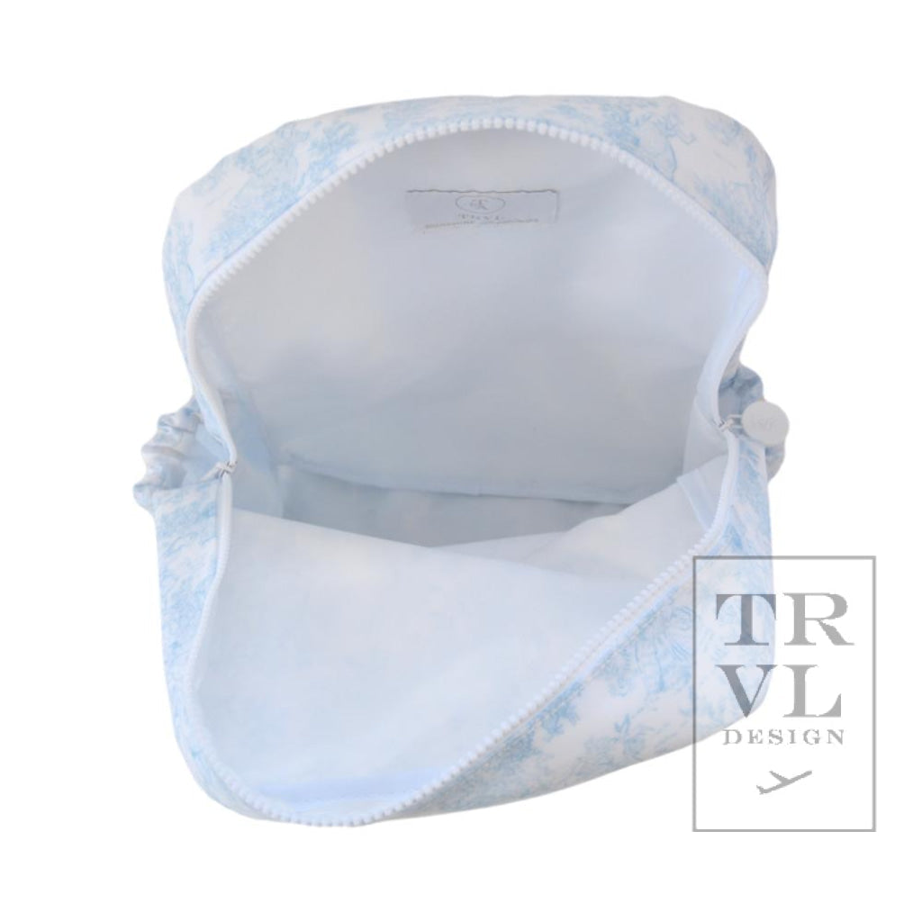 TRVL Backpacker- Bunny Blue Toile