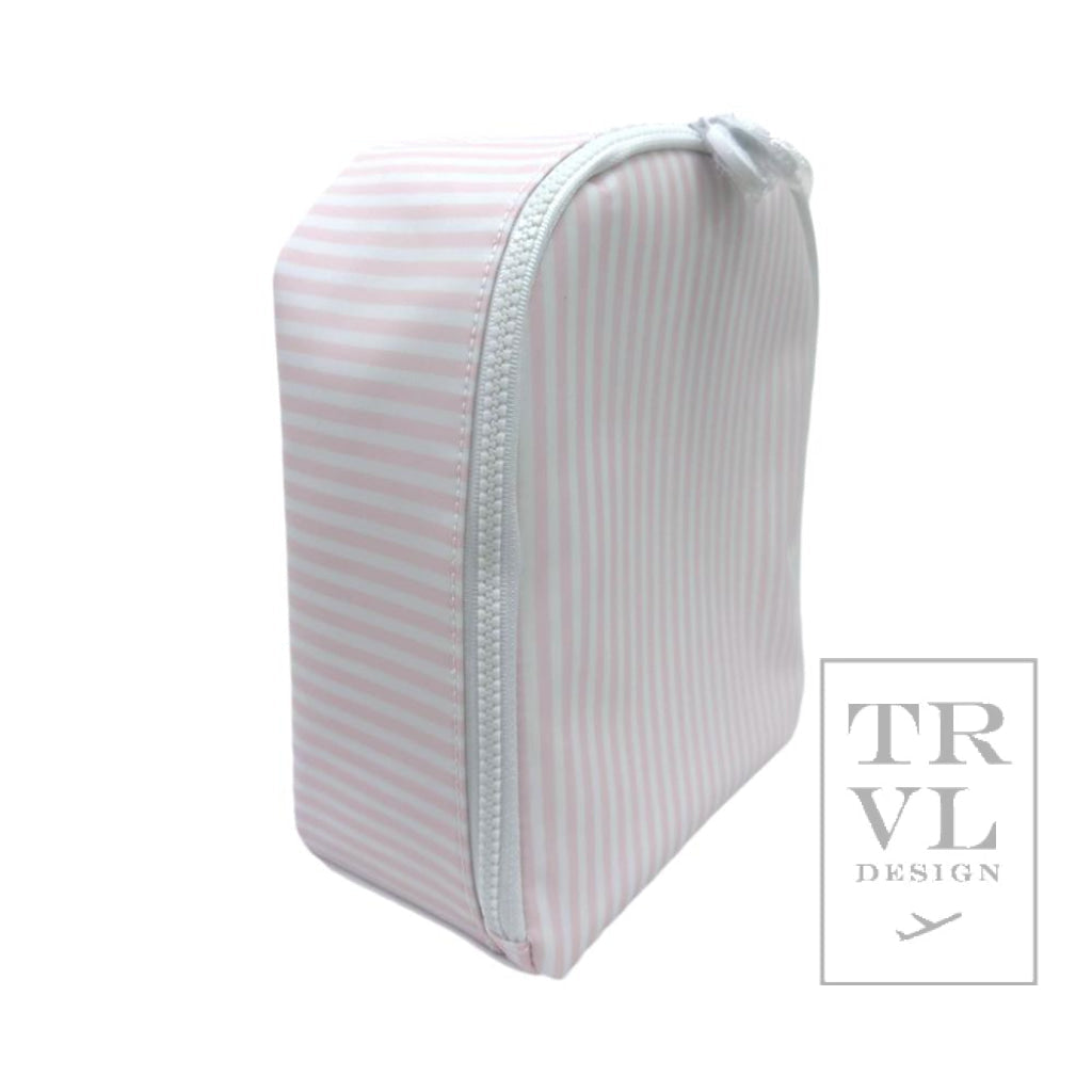 TRVL Lunch Bag- Pimlico Stripe Pink