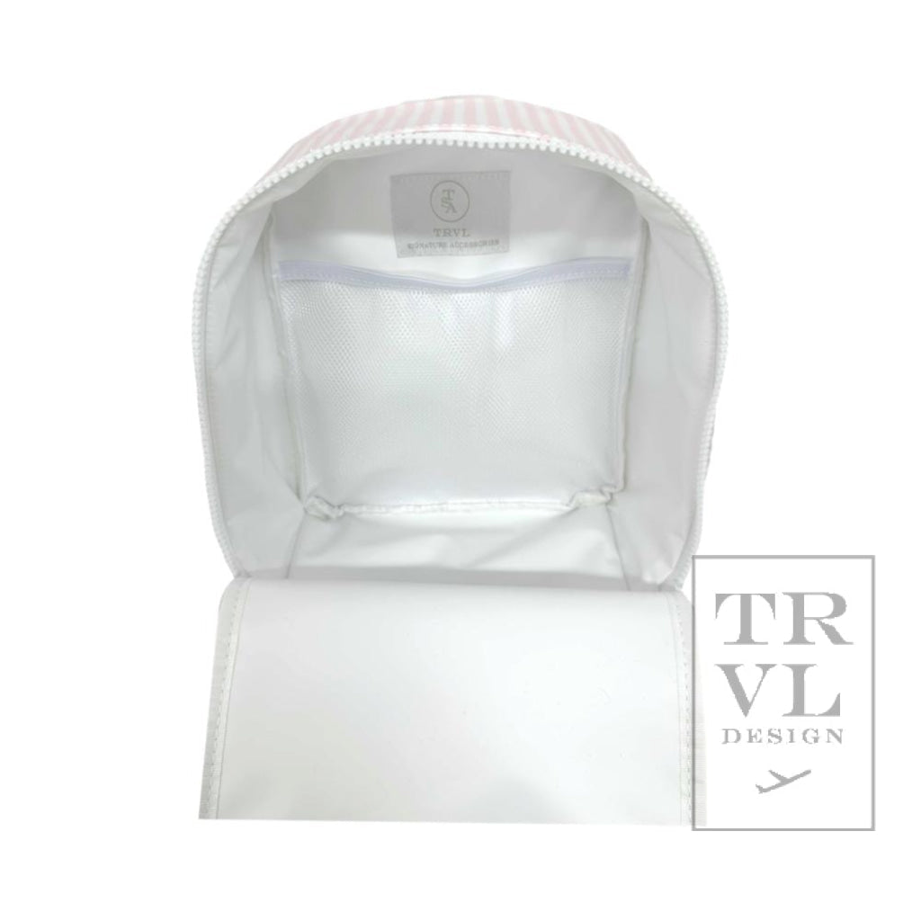 TRVL Lunch Bag- Pimlico Stripe Pink