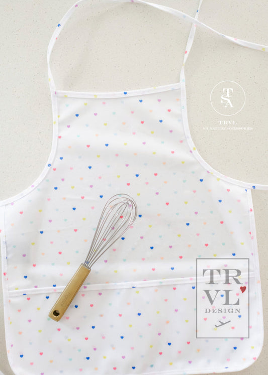 TRVL Coated Apron- Love Heart