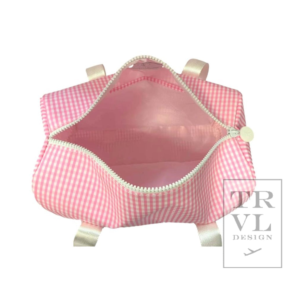 TRVL Mini Packer- Pink Gingham