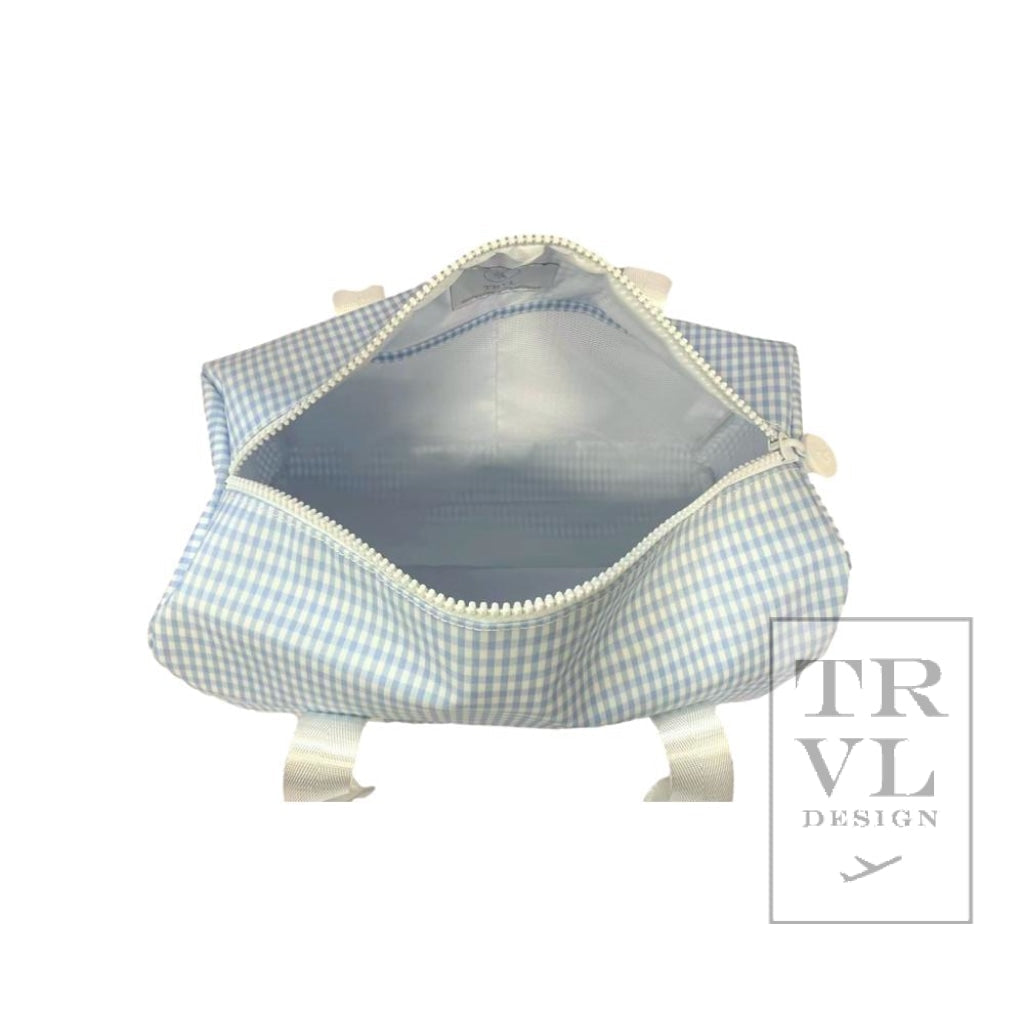 TRVL Mini Packer- Mist Gingham