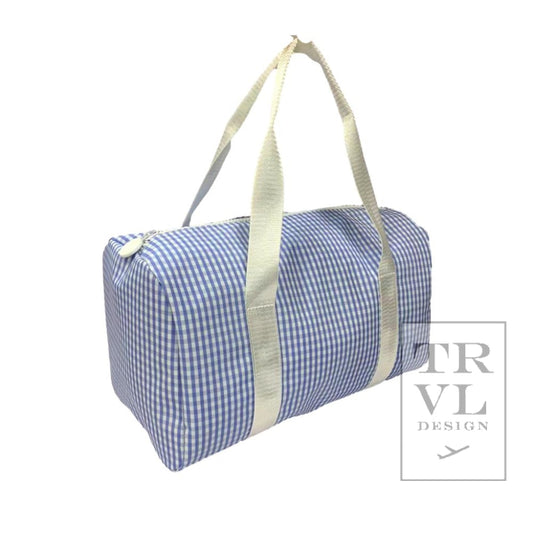 TRVL Mini Packer- Sky Gingham