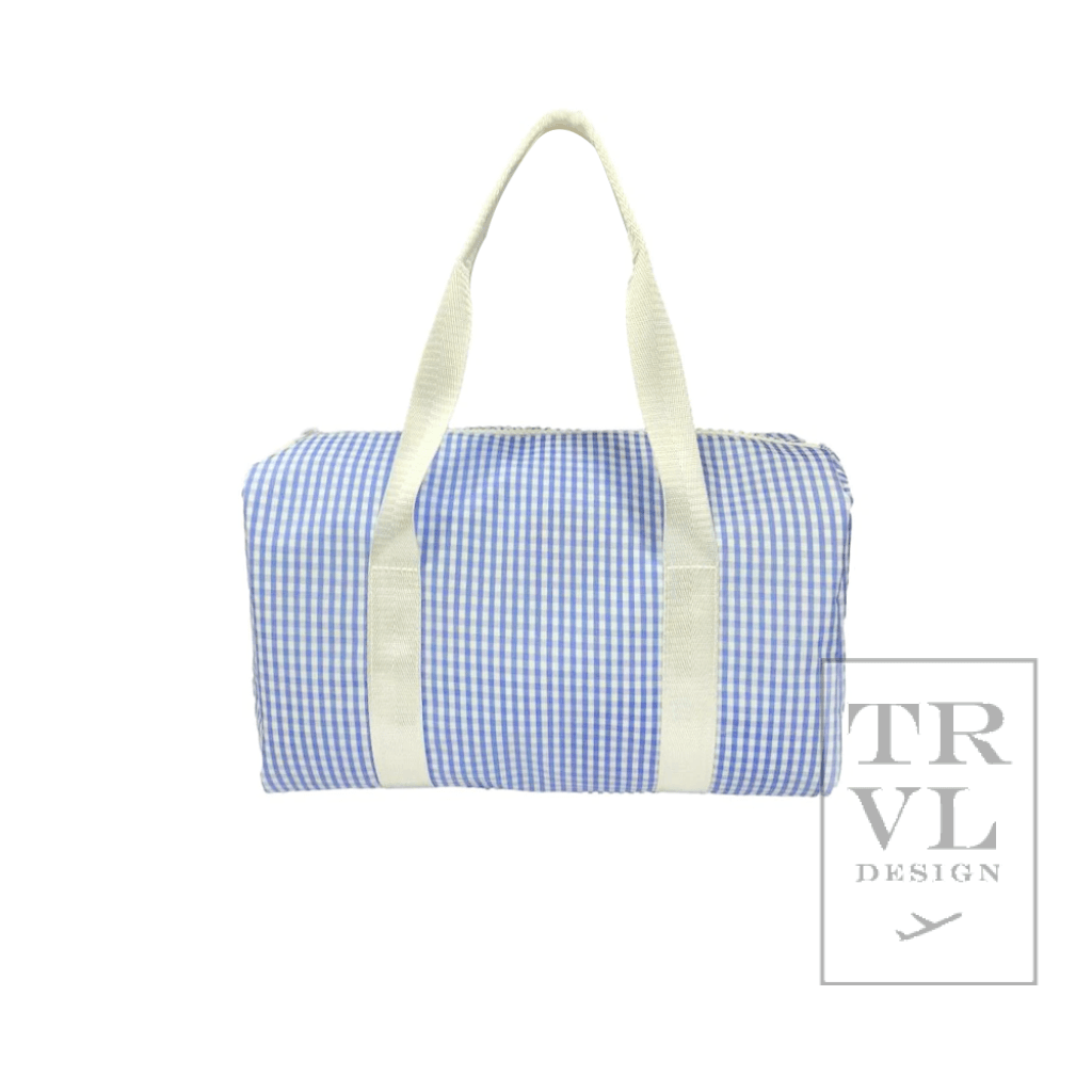 TRVL Mini Packer- Sky Gingham