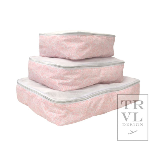 TRVL Packing Cubes- Batik Pink