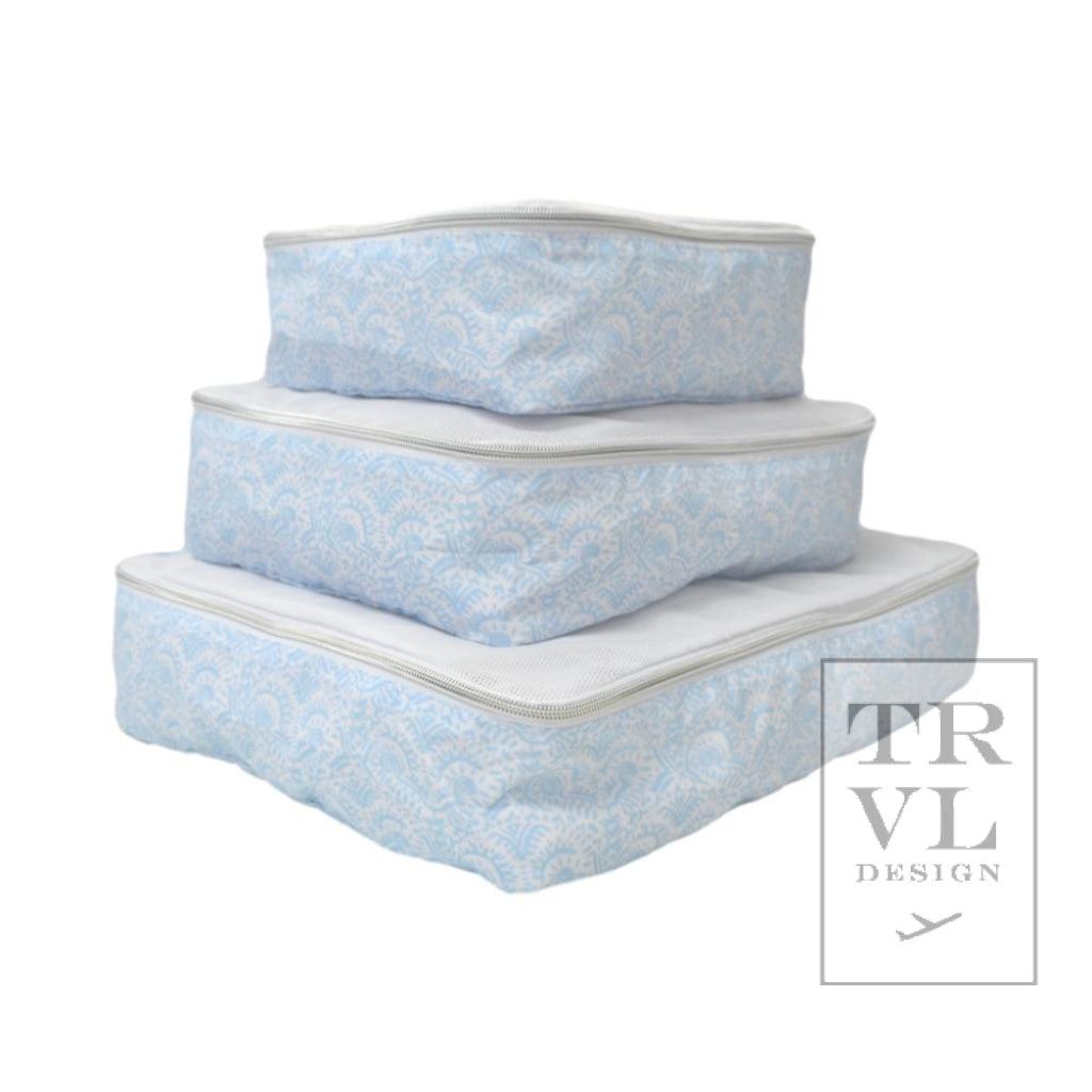 TRVL Packing Cubes- Batik Seaspray