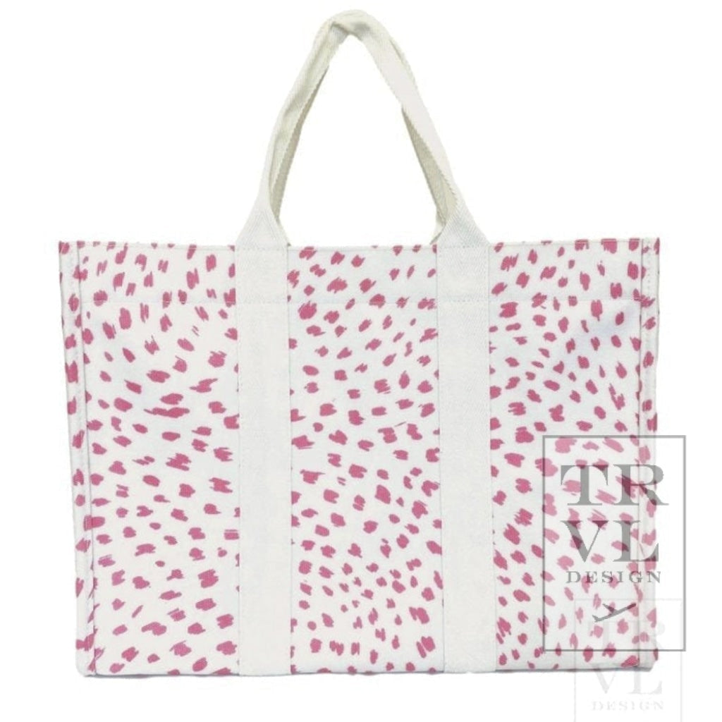 TRVL Spot On! Large Tote- Spot Pink