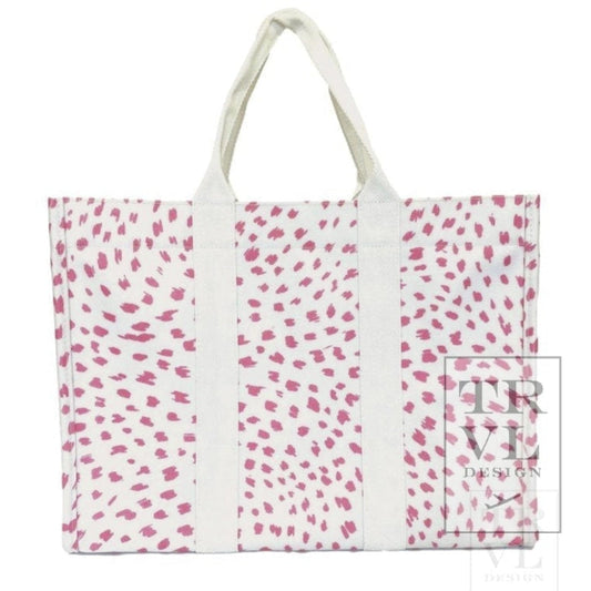 TRVL Spot On! Large Tote- Spot Pink