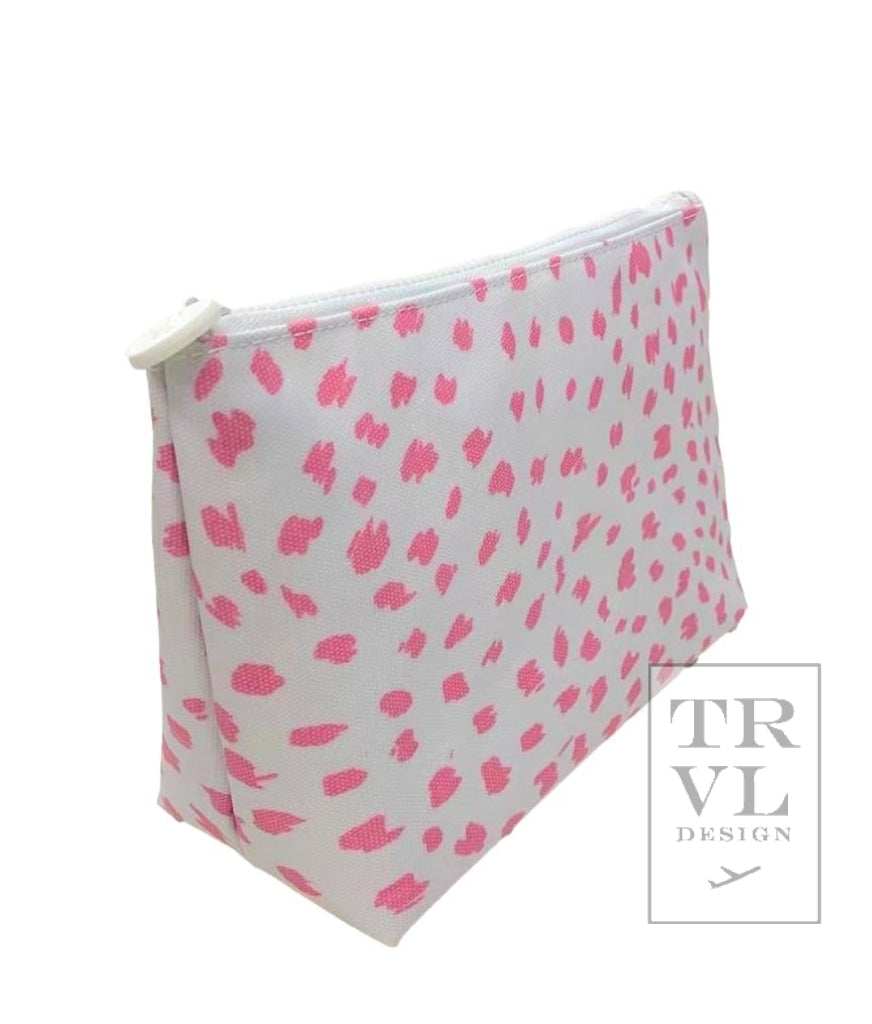 TRVL Spot On! Clutch Bag- Spot Pink