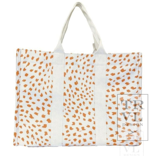 TRVL Spot On! Large Tote- Spot Melon