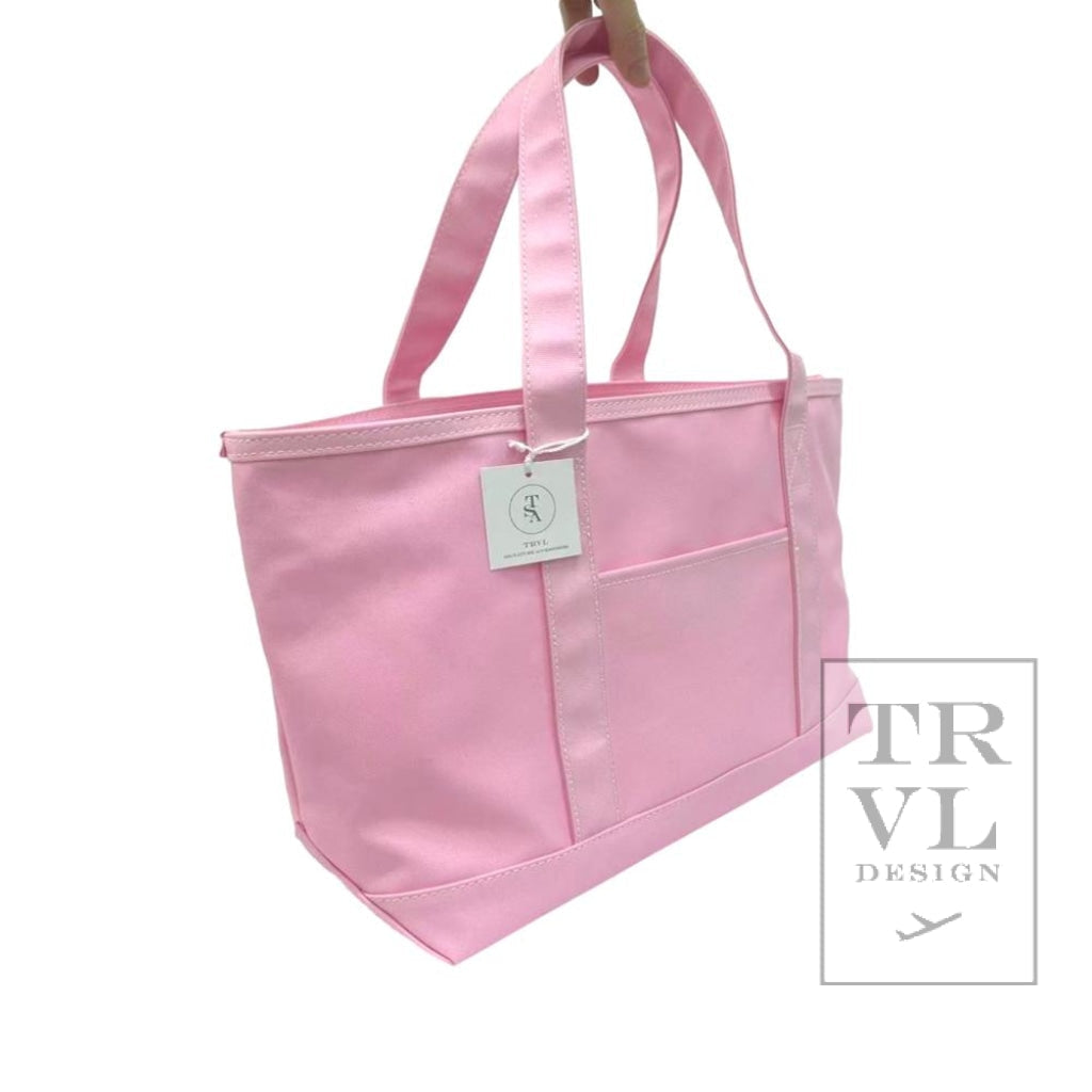 TRVL Large Tote- MAXI Coated Peony