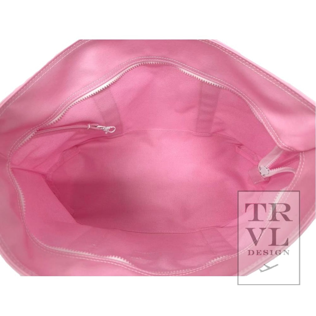 TRVL Large Tote- MAXI Coated Peony