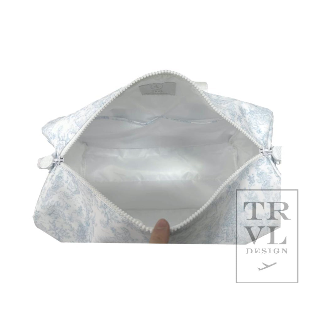 TRVL Weekender- Blue Bunny Toile Duffle Bag