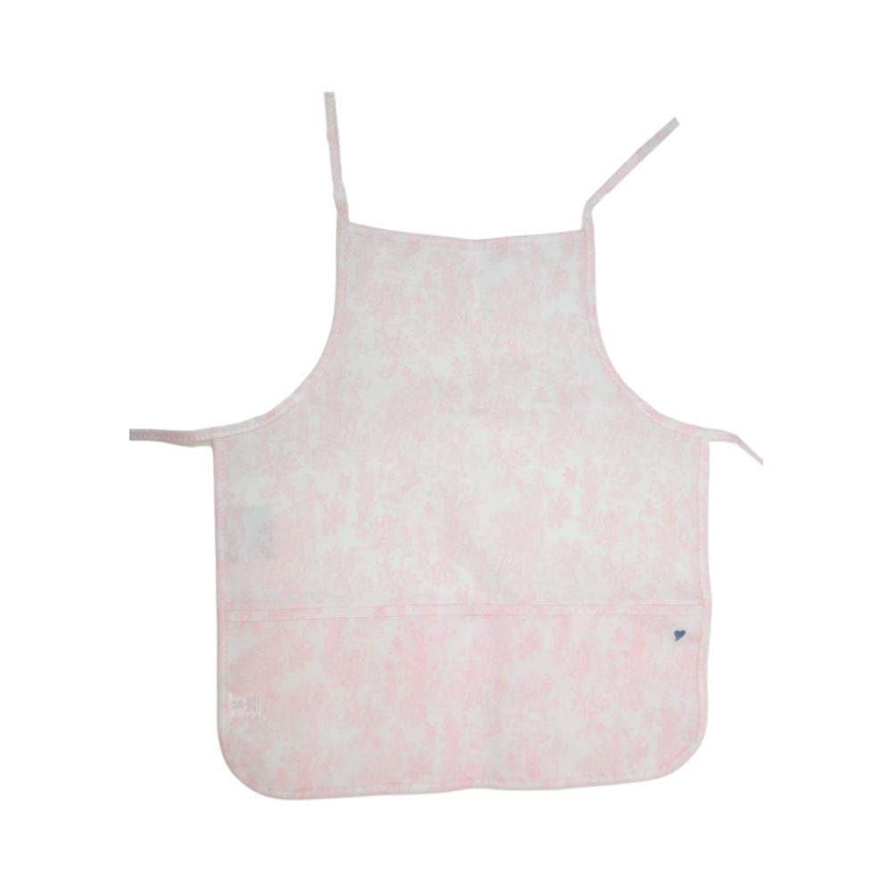 TRVL Coated Apron- Pink Bunny Toile