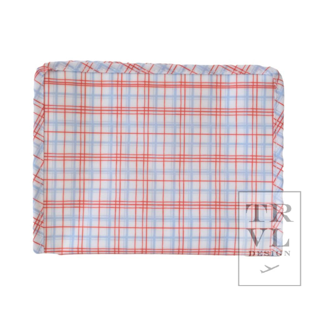 TRVL Roadie- Classic Plaid Red