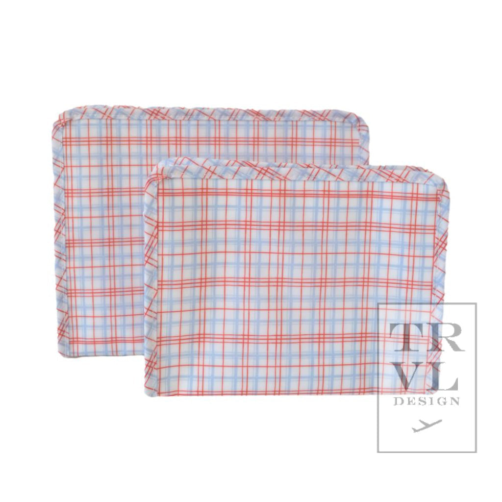 TRVL Roadie- Classic Plaid Red