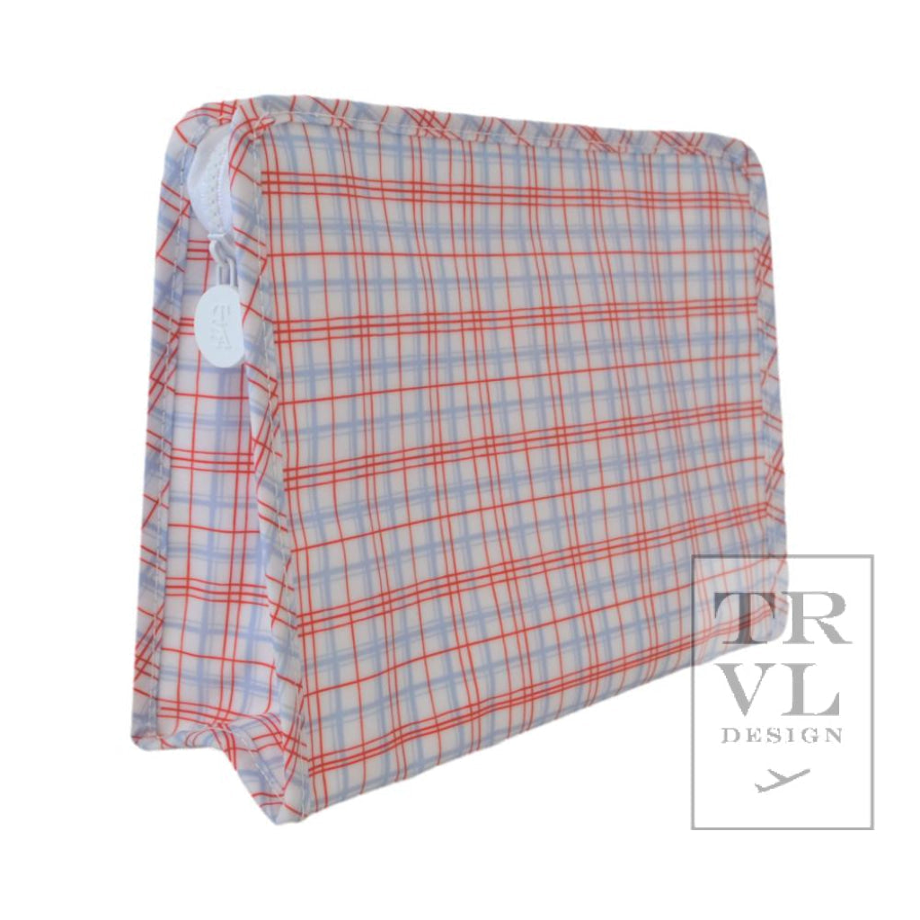 TRVL Roadie- Classic Plaid Red