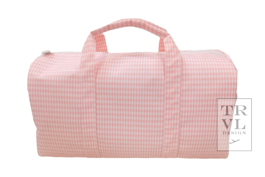 TRVL Weekender- Taffy Gingham Duffle Bag