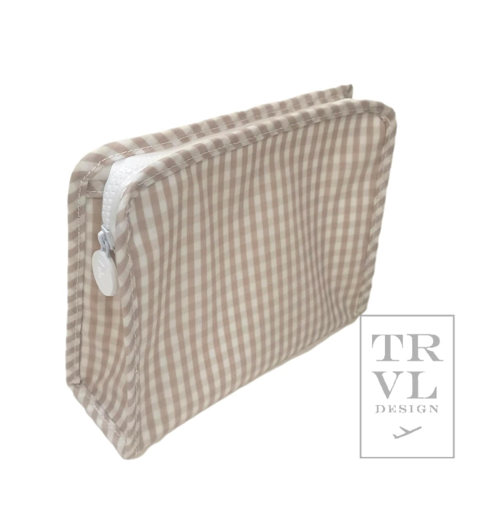 TRVL Roadie- Khaki Gingham