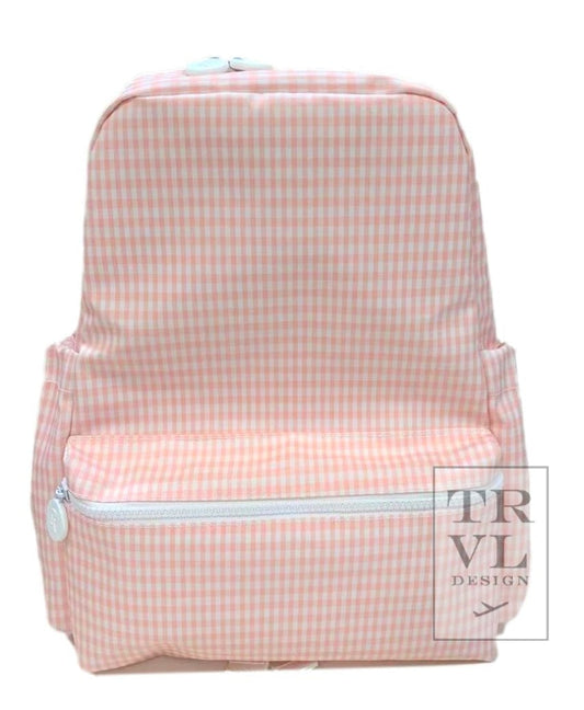 TRVL Backpacker- Taffy Gingham