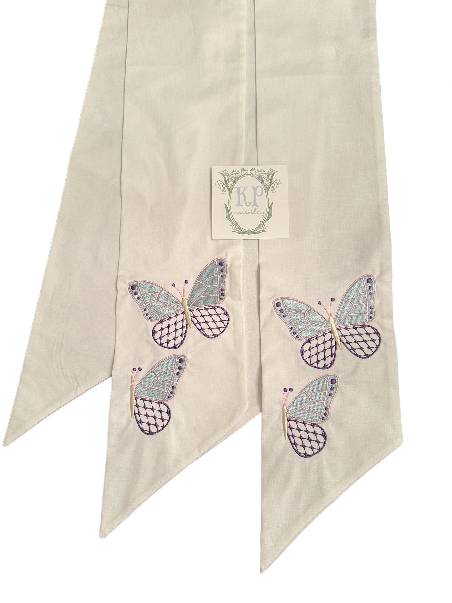 Butterfly Wreath Sash