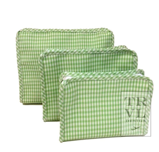 TRVL Roadie- Leaf Gingham