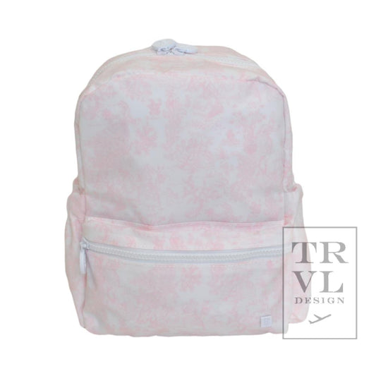 TRVL Mini Backer- Pink Bunny Toile