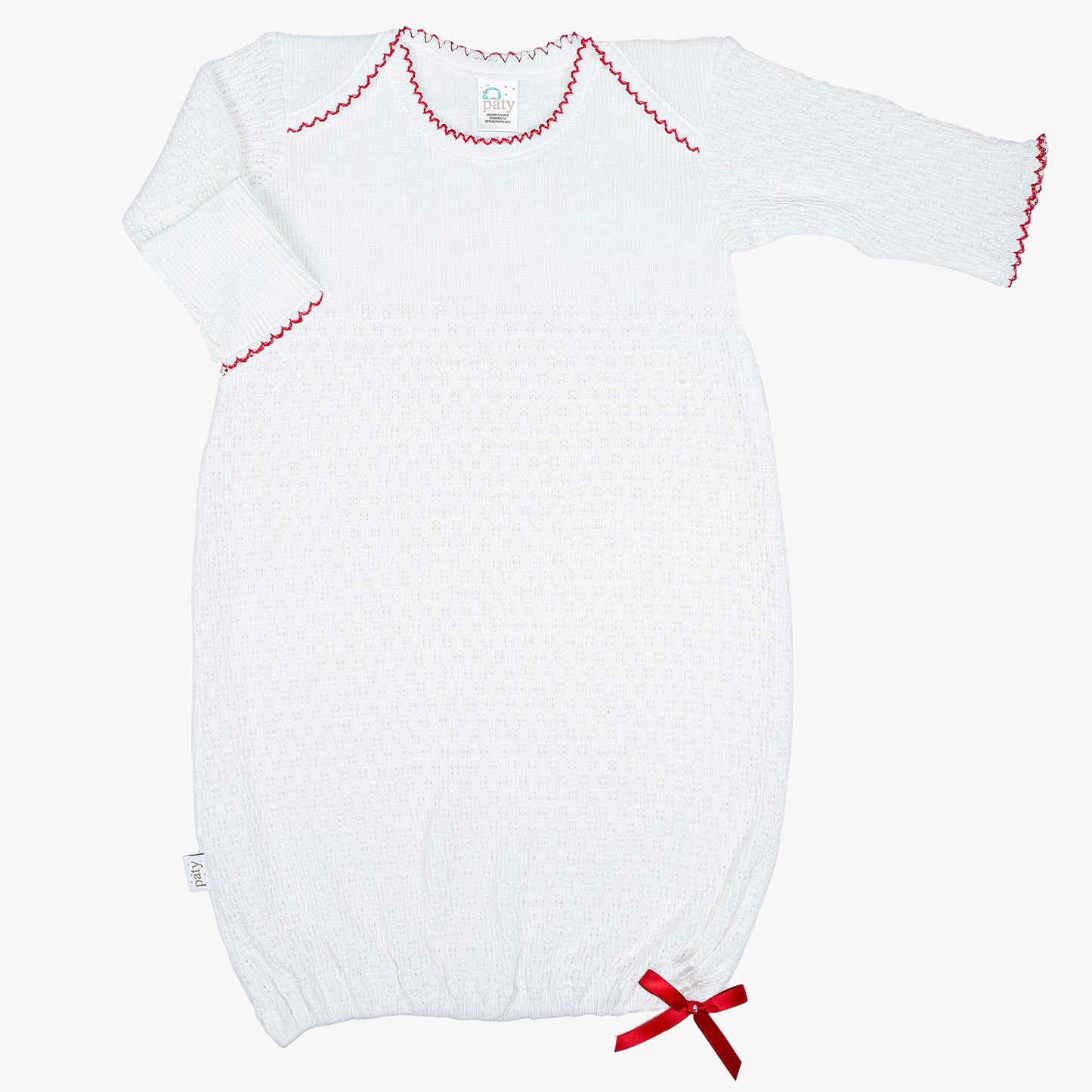 Paty Knit Overlap Gown #115