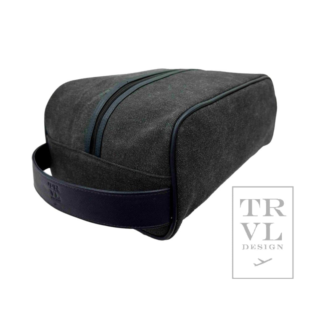 TRVL Men’s Shoe Bag- Coated Canvas Indigo