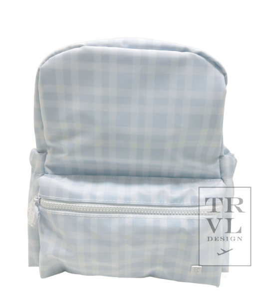 TRVL Mini Backer- Pimlico Plaid Blue