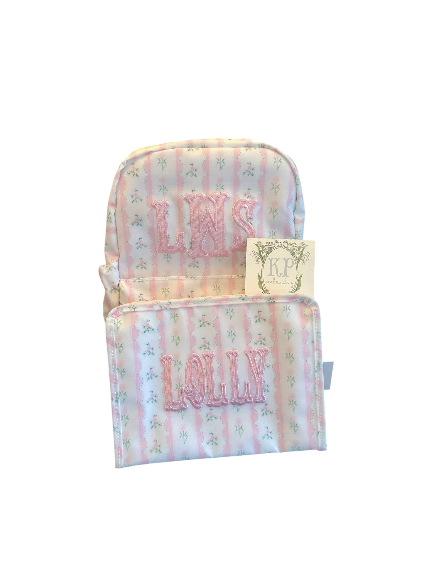 TRVL Backpacker- Pink Ribbon Floral